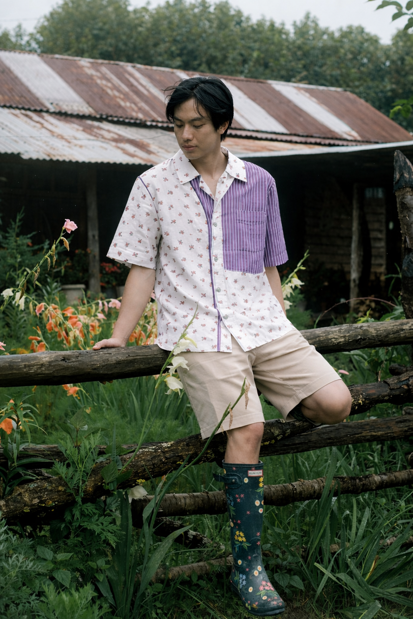 Ochre Weave Overshirt