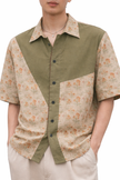 Olive Wildflower Shirt