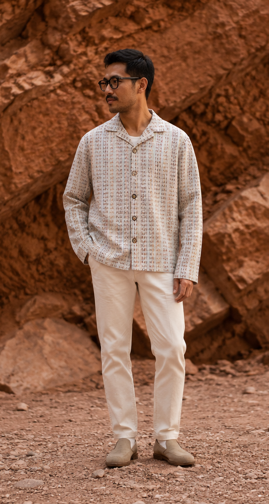 KANTHA DRIFT MULTICOLOR SHIRT