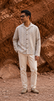 KANTHA DRIFT MULTICOLOR SHIRT