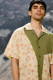 OLIVE WILDFLOWER SHIRT
