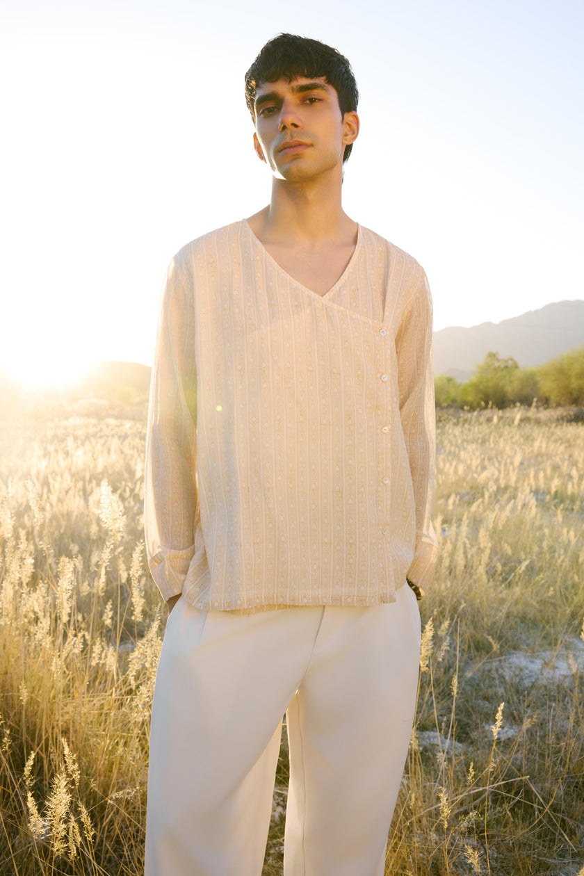 SANDSTONE DRIFT V NECK SHIRT