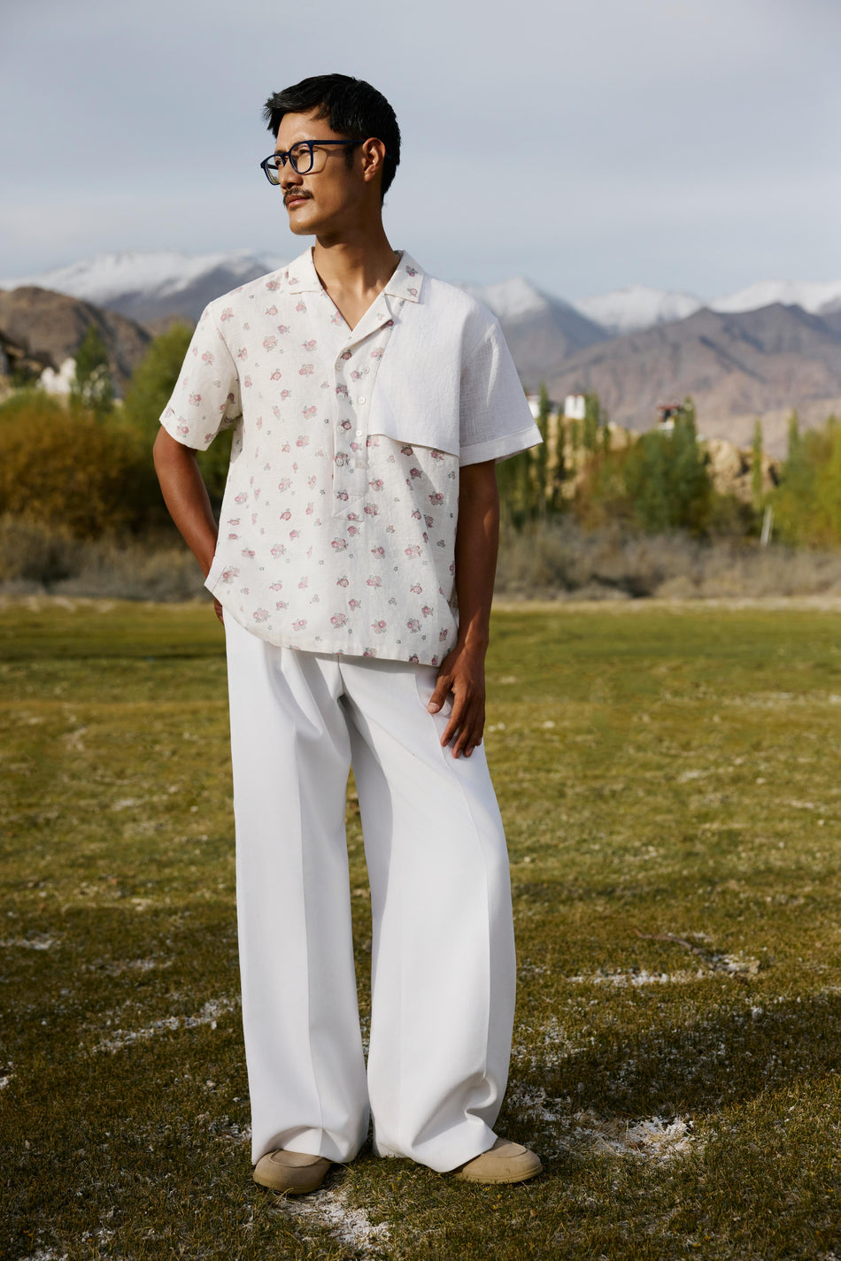 OCHRE WEAVE SHIRT