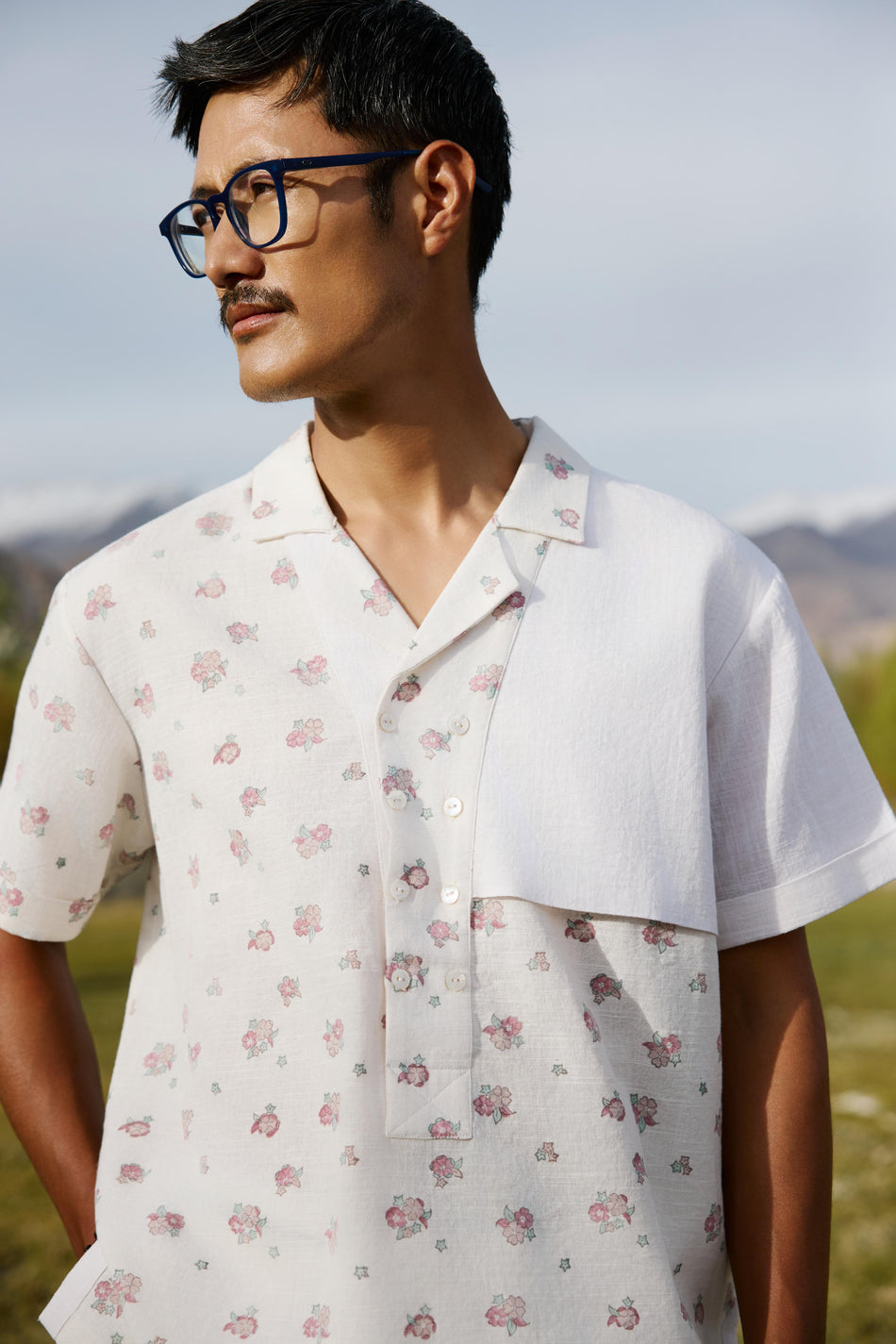 OCHRE WEAVE SHIRT