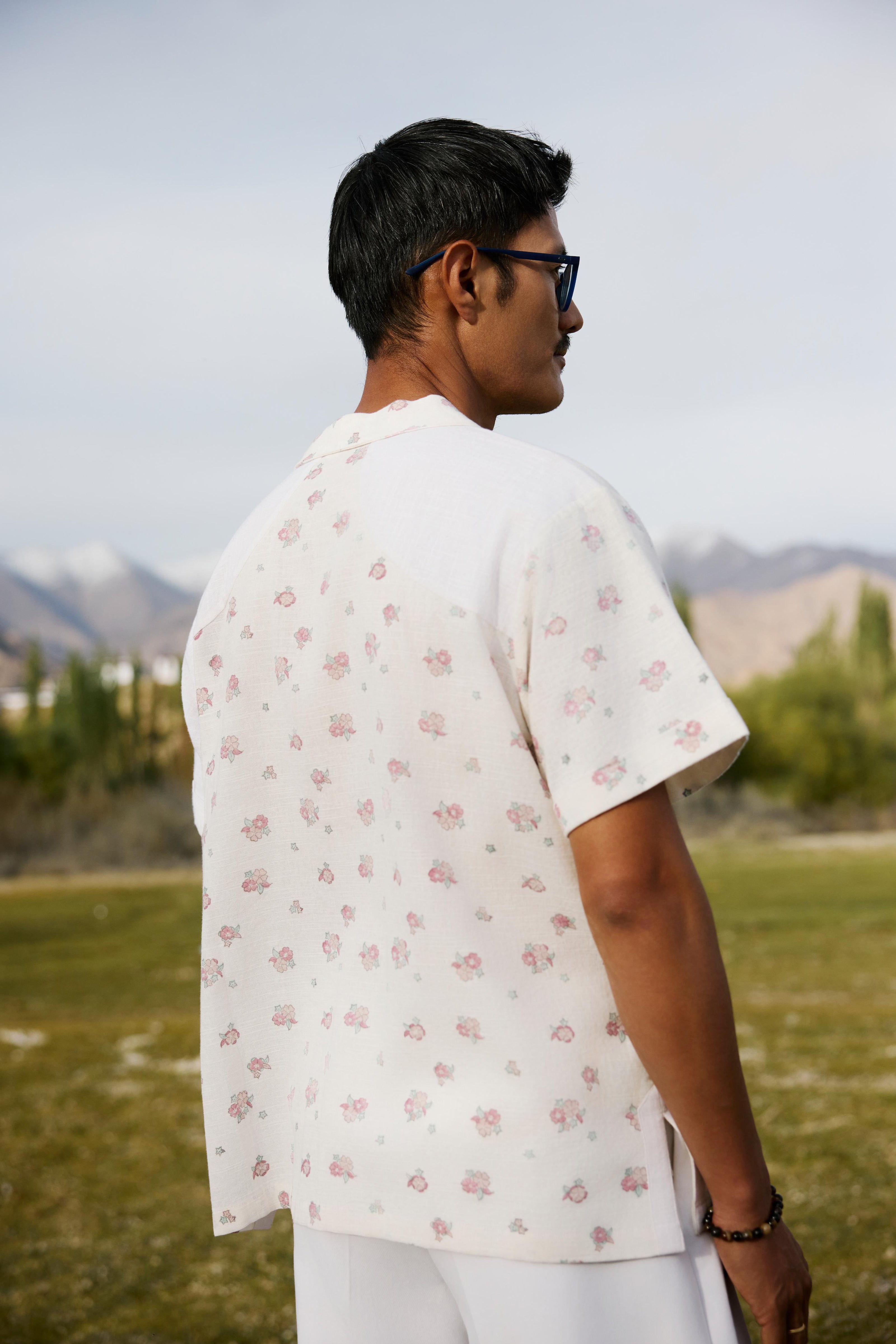 OCHRE WEAVE SHIRT